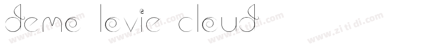 Demo Lovie Cloud字体转换